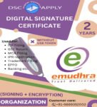eMudhra Class 3 Combo DSC Organization Signing and Encryption For 2 Years